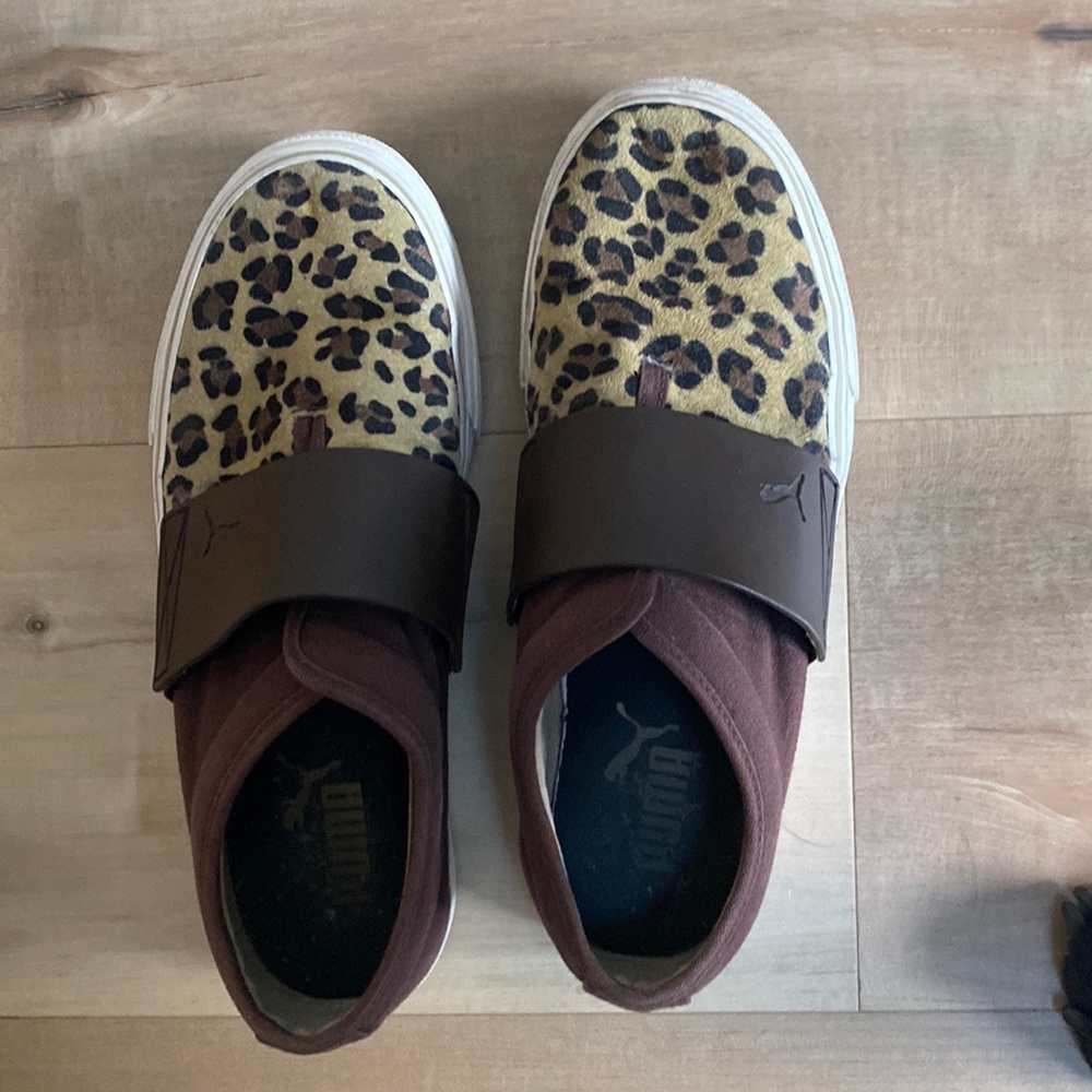 Puma sneakers in leopard print